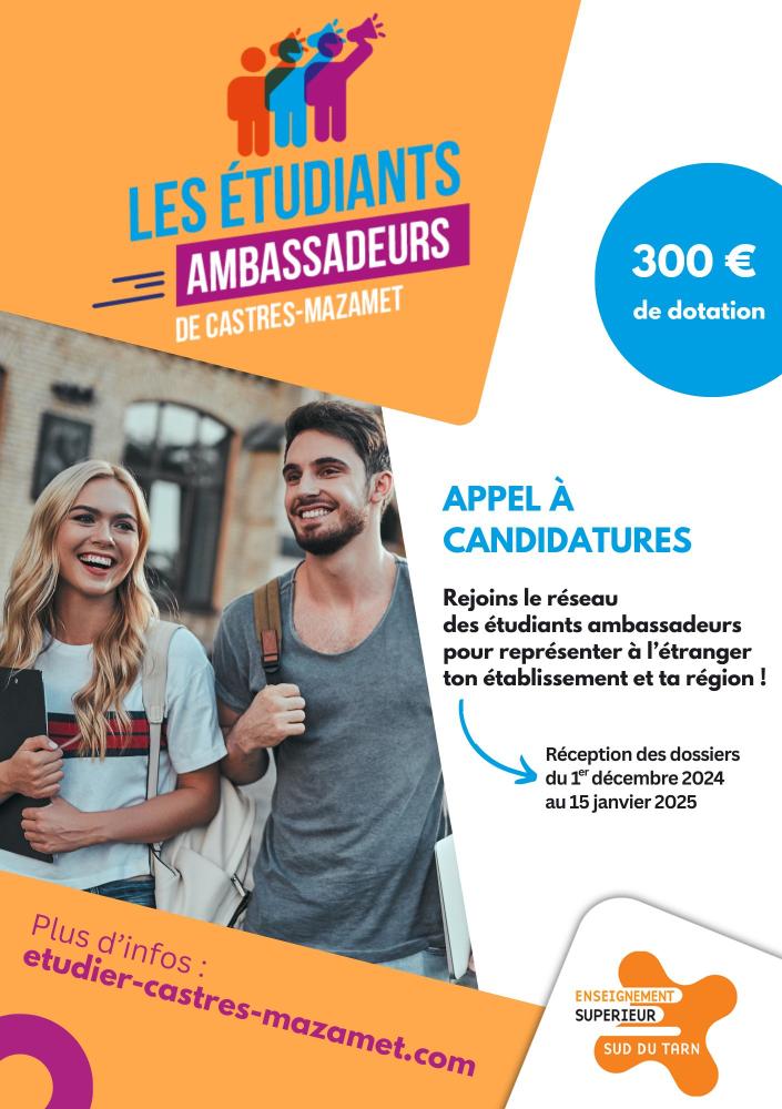 Flyer Les étudiants ambassadeurs de castres mazamet